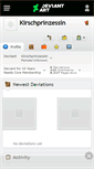 Mobile Screenshot of kirschprinzessin.deviantart.com