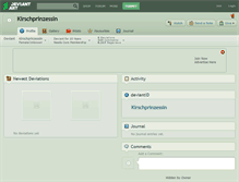 Tablet Screenshot of kirschprinzessin.deviantart.com