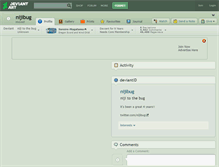 Tablet Screenshot of nijibug.deviantart.com