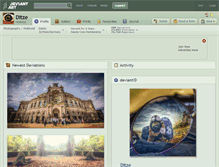Tablet Screenshot of ditze.deviantart.com