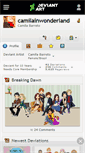 Mobile Screenshot of camilainwonderland.deviantart.com