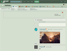 Tablet Screenshot of hackeye.deviantart.com
