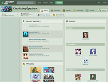 Tablet Screenshot of cleo-abbey-spectra.deviantart.com
