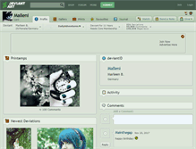 Tablet Screenshot of malleni.deviantart.com