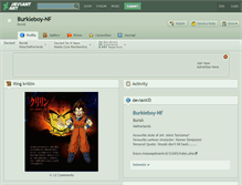 Tablet Screenshot of burkieboy-nf.deviantart.com