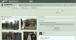 Desktop Screenshot of bastsboutique.deviantart.com