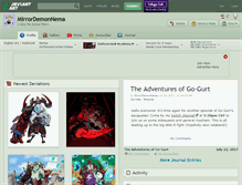 Tablet Screenshot of mirrordemonnema.deviantart.com