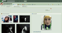 Desktop Screenshot of cherrystackhouse.deviantart.com