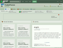 Tablet Screenshot of findmeifyoucan.deviantart.com