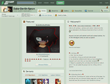 Tablet Screenshot of duke-devlin-fans.deviantart.com