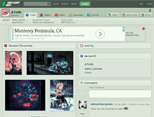 Tablet Screenshot of a1win.deviantart.com