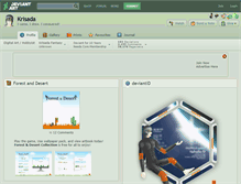 Tablet Screenshot of krisada.deviantart.com