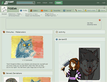 Tablet Screenshot of figielek.deviantart.com