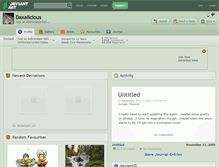Tablet Screenshot of daxalicious.deviantart.com