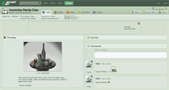 Desktop Screenshot of insomniac-panda-chan.deviantart.com