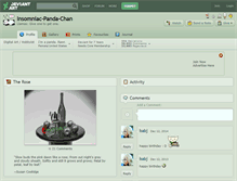 Tablet Screenshot of insomniac-panda-chan.deviantart.com