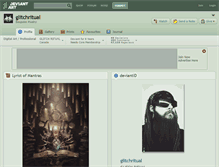 Tablet Screenshot of glitchritual.deviantart.com