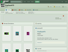 Tablet Screenshot of finalsora975.deviantart.com