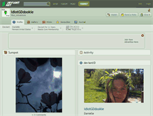 Tablet Screenshot of idiotgddookie.deviantart.com