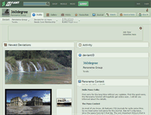 Tablet Screenshot of 360degree.deviantart.com