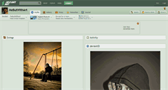 Desktop Screenshot of mebutwithart.deviantart.com