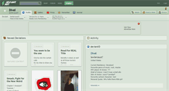 Desktop Screenshot of divel.deviantart.com
