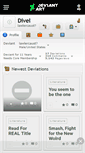 Mobile Screenshot of divel.deviantart.com
