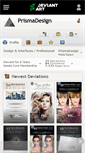 Mobile Screenshot of prismadesign.deviantart.com