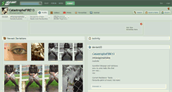 Desktop Screenshot of catastrophefire13.deviantart.com