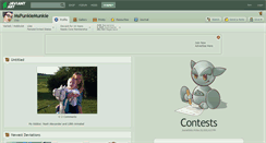 Desktop Screenshot of mspunkiemunkie.deviantart.com