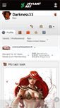 Mobile Screenshot of darkness33.deviantart.com