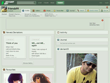 Tablet Screenshot of friends99.deviantart.com