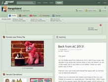 Tablet Screenshot of mangoisland.deviantart.com