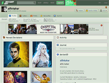Tablet Screenshot of alfinkahar.deviantart.com