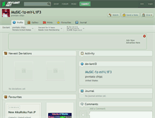 Tablet Screenshot of music-1z-my-l1f3.deviantart.com