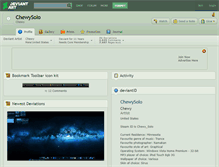 Tablet Screenshot of chewysolo.deviantart.com