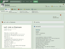 Tablet Screenshot of lizniner.deviantart.com