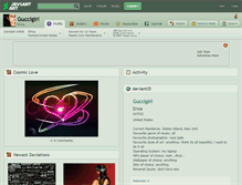 Tablet Screenshot of guccigirl.deviantart.com