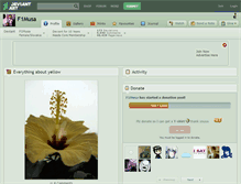 Tablet Screenshot of f1musa.deviantart.com