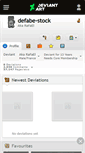 Mobile Screenshot of defabe-stock.deviantart.com