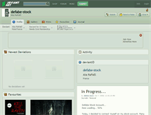 Tablet Screenshot of defabe-stock.deviantart.com