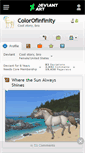 Mobile Screenshot of colorofinfinity.deviantart.com