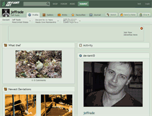 Tablet Screenshot of jeffrade.deviantart.com