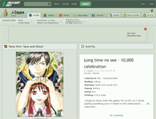 Tablet Screenshot of j-zappa.deviantart.com