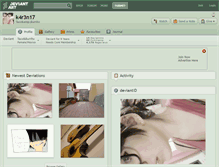 Tablet Screenshot of k4r3n17.deviantart.com