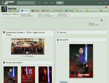 Tablet Screenshot of nathlas.deviantart.com