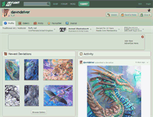 Tablet Screenshot of dawndelver.deviantart.com