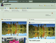 Tablet Screenshot of mustbecalm.deviantart.com