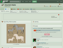 Tablet Screenshot of citronvert-stable.deviantart.com