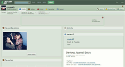 Desktop Screenshot of crush40.deviantart.com